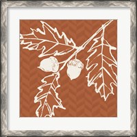 Framed 'Autumn Tones V' border=