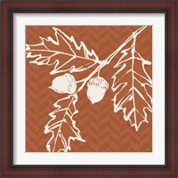 Framed 'Autumn Tones V' border=