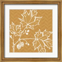 Framed 'Autumn Tones IV' border=