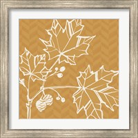 Framed 'Autumn Tones IV' border=