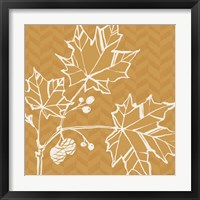 Framed 'Autumn Tones IV' border=