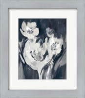 Framed White Fairy Tale Floral II