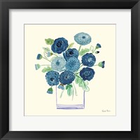 Framed Blue Mums