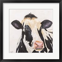 Framed Holstein Cow