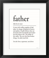 Framed Father Definition 1