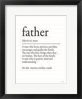 Framed Father Definition 2