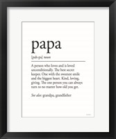 Framed Papa Definition