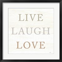 Framed Live, Laugh, Love