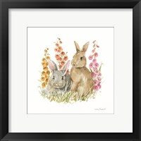 Framed 'Hop on Spring III' border=