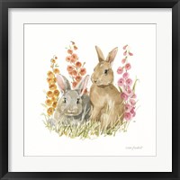 Framed 'Hop on Spring III' border=