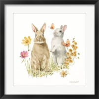 Framed 'Hop on Spring IV' border=