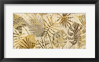 Framed Golden Palms
