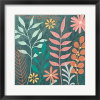 Framed 'Fresh Petals III' border=