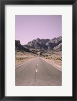 Framed Road to Old West Purple