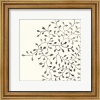 Framed 'Ink Leaf II' border=