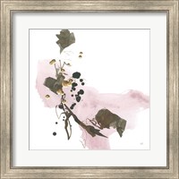 Framed 'Gold Dots IV Pink' border=