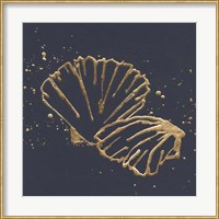 Framed 'Gold Scallop II' border=