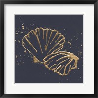 Gold Scallop II Framed Print