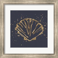 Framed 'Gold Scallop I' border=