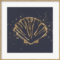 Framed Gold Scallop I