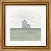 Framed 'Rural Simplicity I' border=