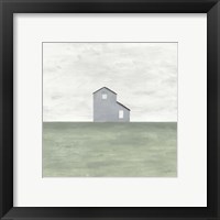 Framed 'Rural Simplicity I' border=