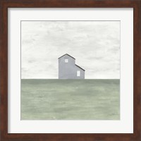 Framed 'Rural Simplicity I' border=