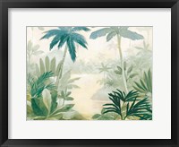 Framed Palm Lagoon Blue