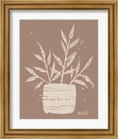 Framed 'Dreamy Boho Botanical Sketches IX' border=