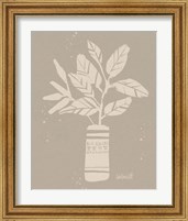 Framed 'Dreamy Boho Botanical Sketches VI' border=