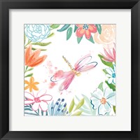 Framed 'Flower Fun III' border=