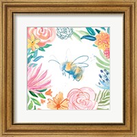 Framed 'Flower Fun V' border=