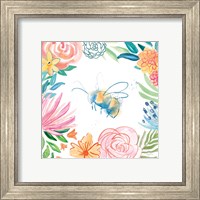 Framed 'Flower Fun V' border=