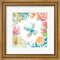 Framed 'Flower Fun II' border=