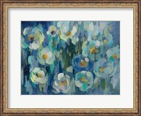 Framed Pretty Blue Floral