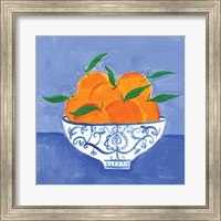 Framed 'Orange Still Life' border=