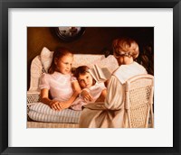 Framed Mother Reading