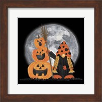 Framed Gnomes of Halloween III-Broomstick