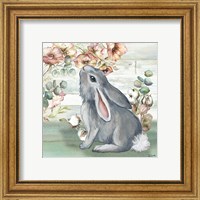 Framed 'Farmhouse Bunny III' border=