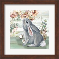 Framed 'Farmhouse Bunny III' border=