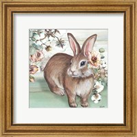 Framed 'Farmhouse Bunny IV' border=