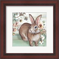 Framed 'Farmhouse Bunny IV' border=