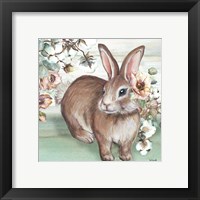 Framed 'Farmhouse Bunny IV' border=