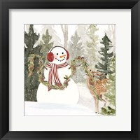 Christmas in the Woods I Framed Print