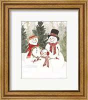 Framed 'Christmas in the Woods Portrait IV' border=