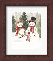 Framed 'Christmas in the Woods Portrait IV' border=