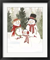 Framed 'Christmas in the Woods Portrait IV' border=