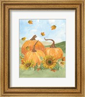 Framed 'Fall Sunshine III' border=