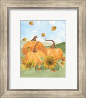 Framed 'Fall Sunshine III' border=