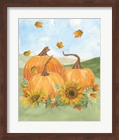 Framed 'Fall Sunshine III' border=